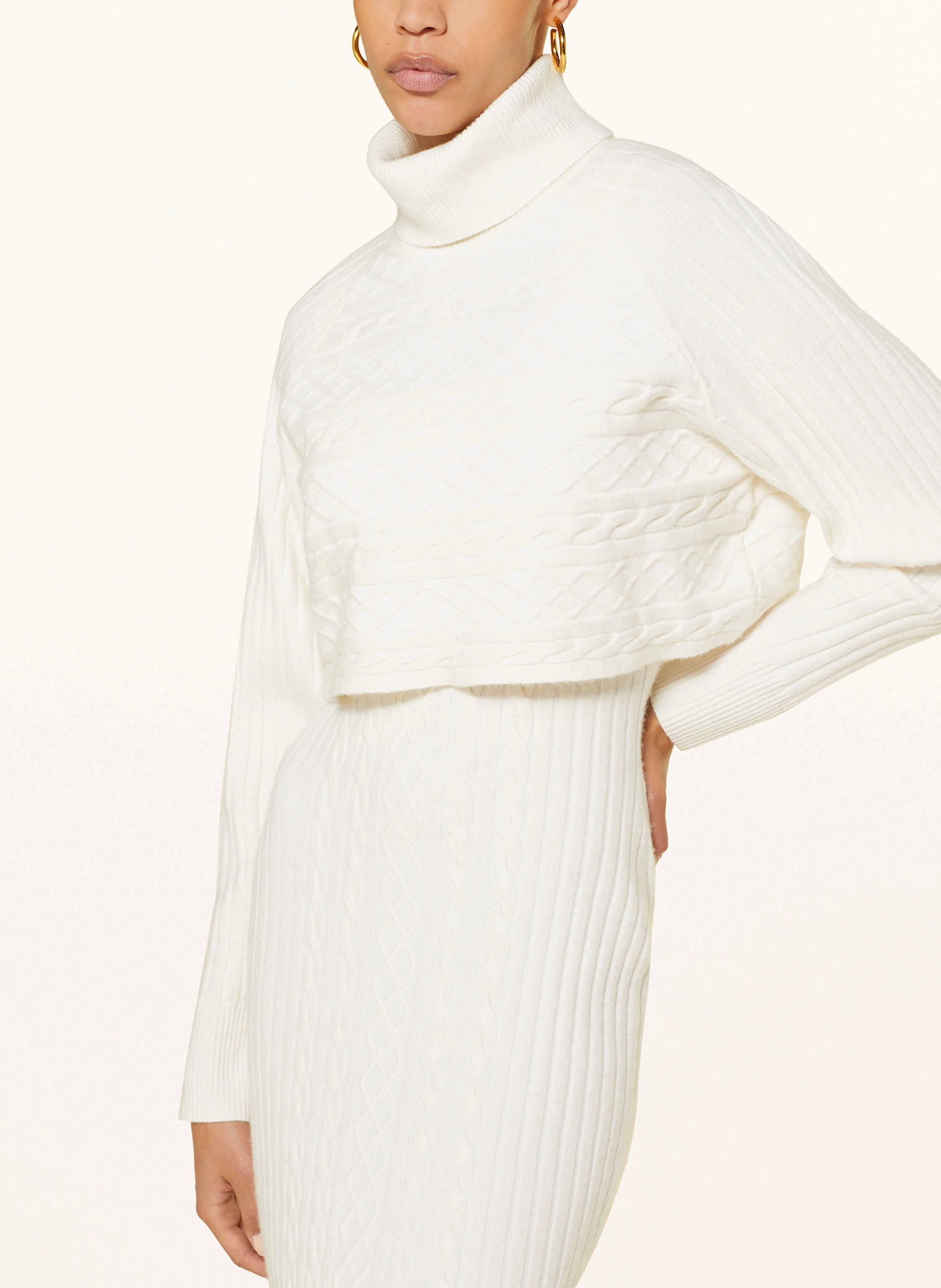 ALLSAINTS Set MURIEL: Strickkleid und Rollkragenpullover