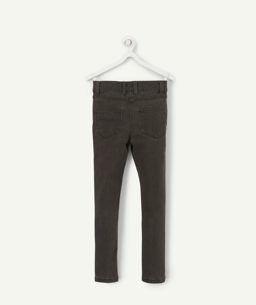 LÉA LE PANTALON SUPER SKINNY FILLE EN DENIM GRIS LOW IMPACT