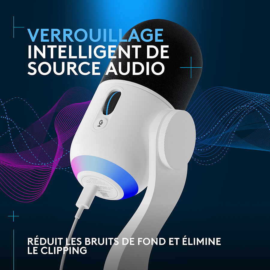 Logitech G Yeti GX - Blanc