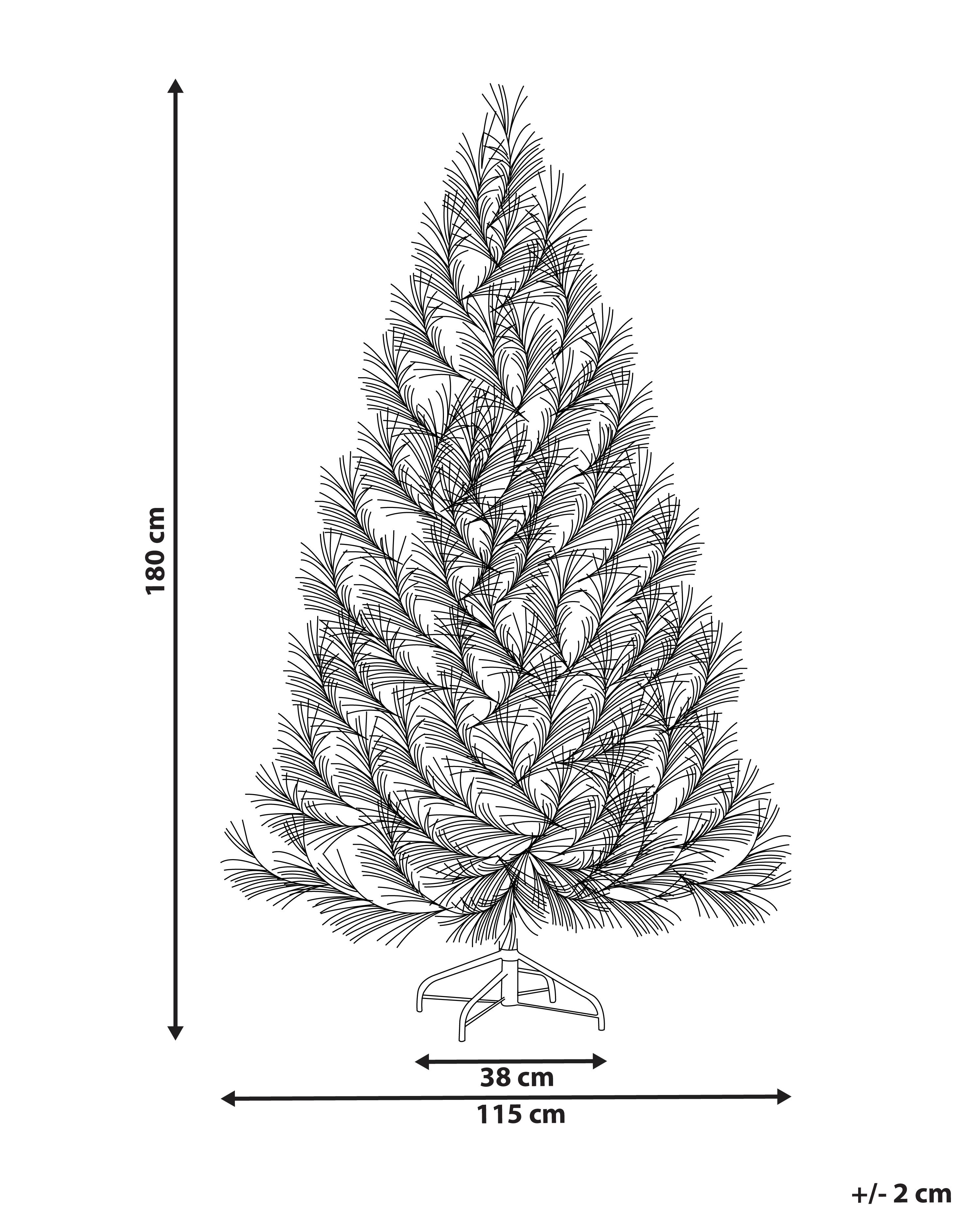 Kunstkerstboom TALBOT 180 cm Lichtbruin