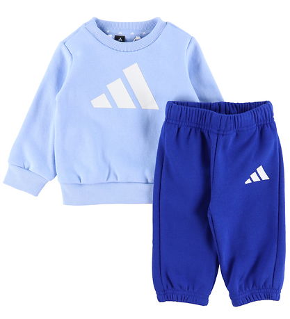 adidas Performance Sweatset - I BL FL JOG 240 - GLOBAL BLAU/WEIS