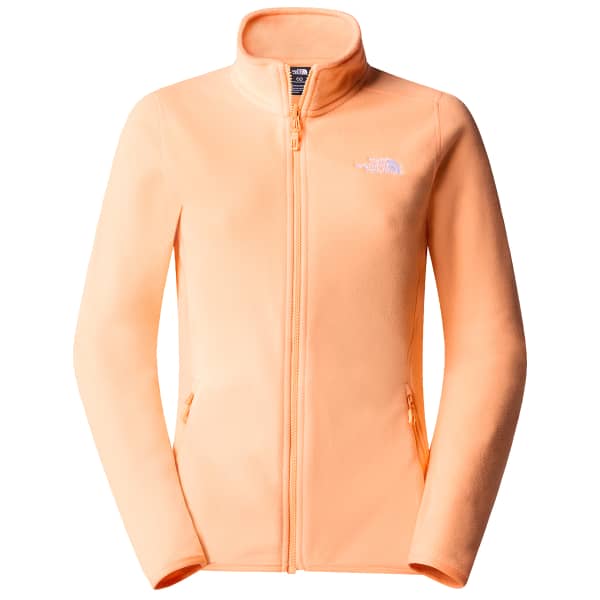 Veste polaire THE NORTH FACE W 100 GLACIER FZ BRIGHT CANTALOUPE