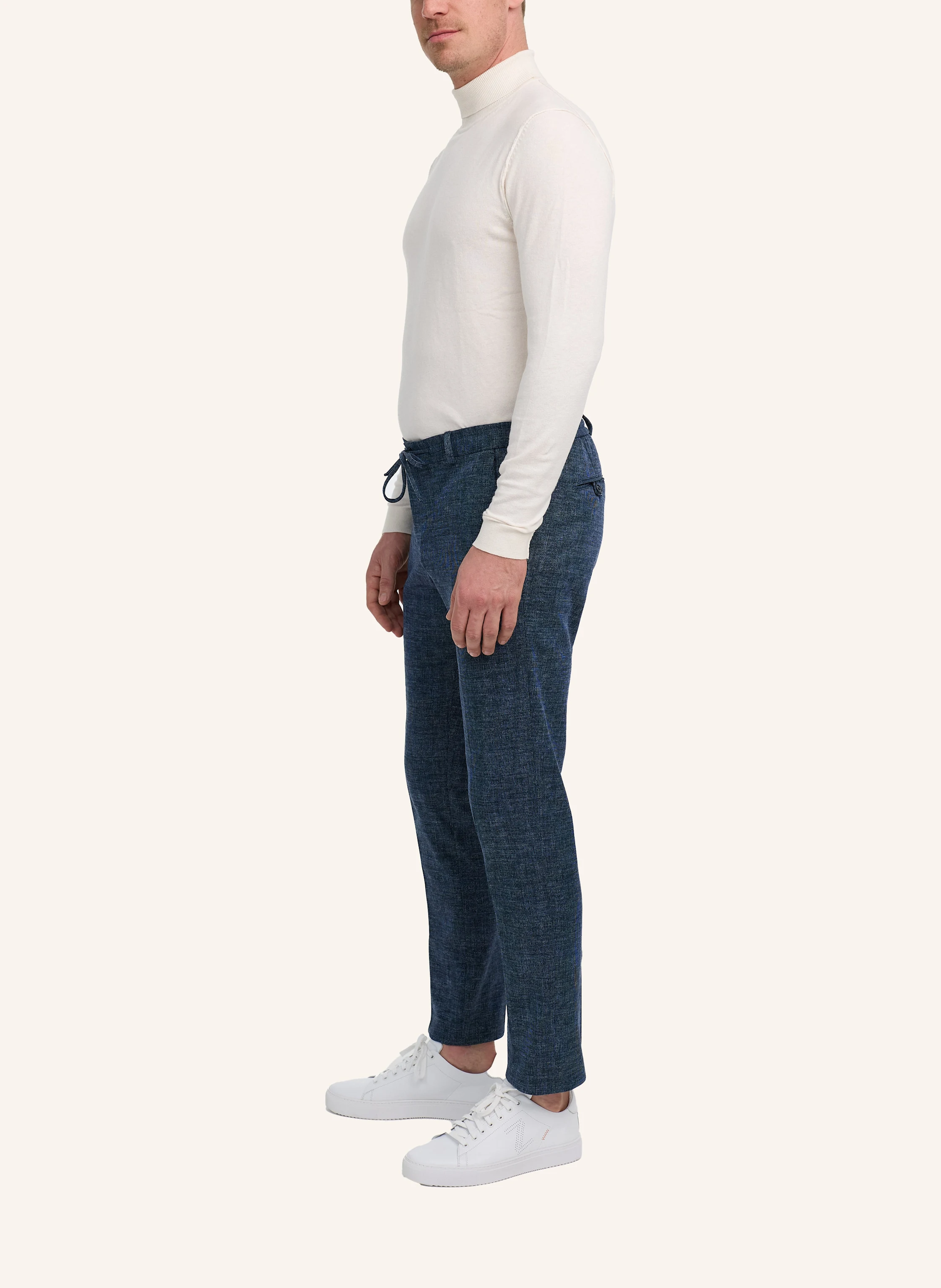 ZUITABLE Anzughose DISPARTAFLEX Slim Fit aus Jersey