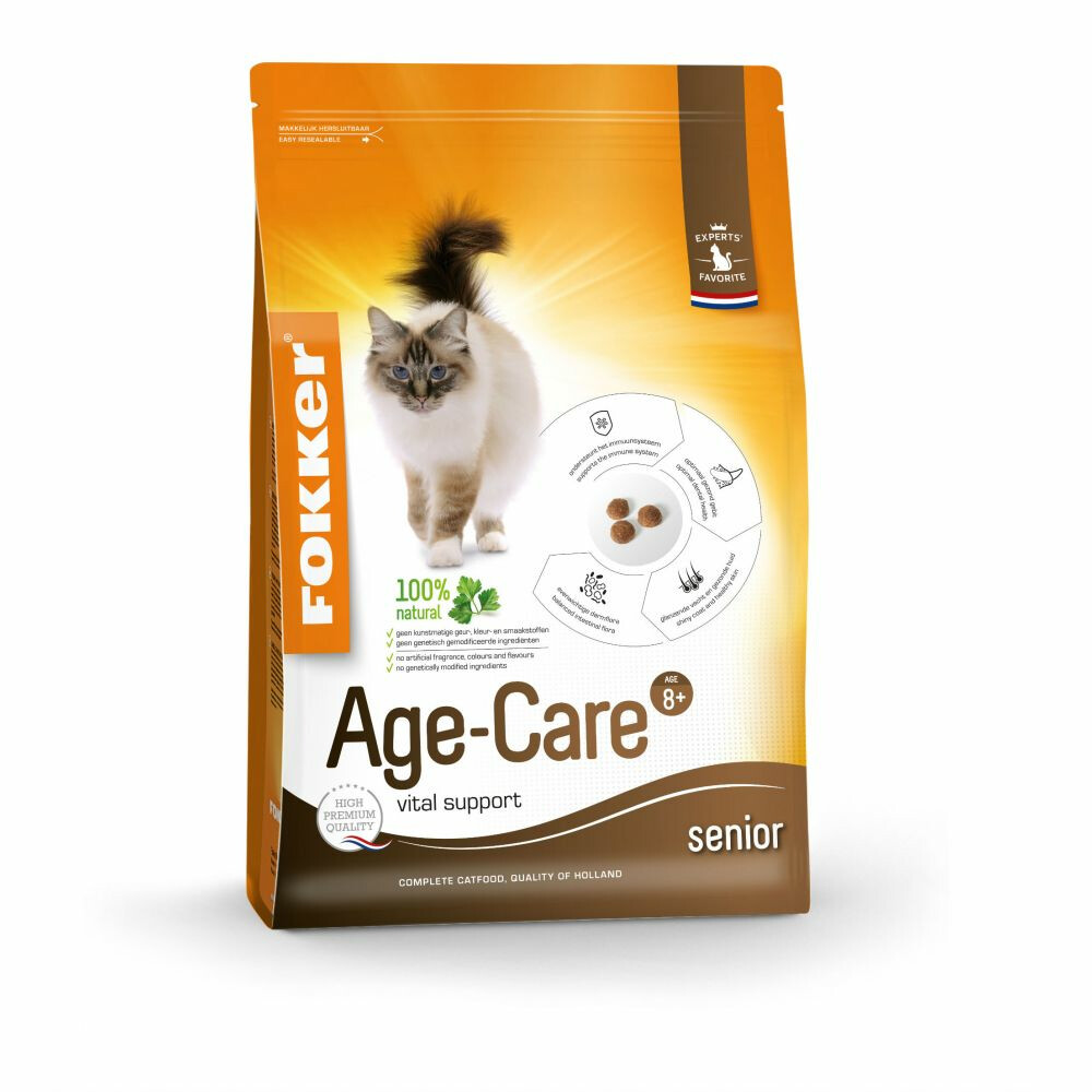 Fokker Age Care Kattenvoer Gevogelte2,5 kg