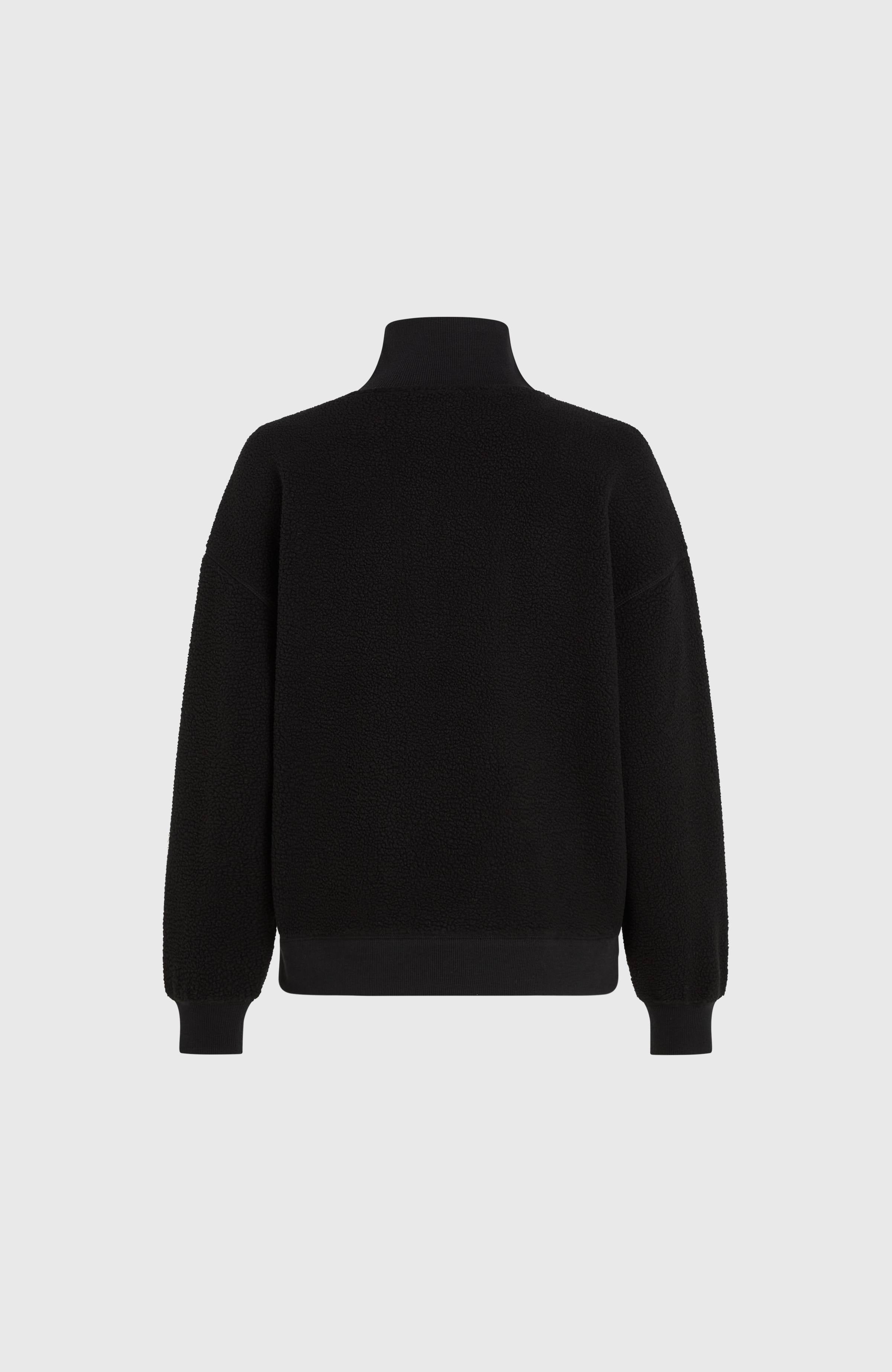 Must-Have fleecetrui met halve rits