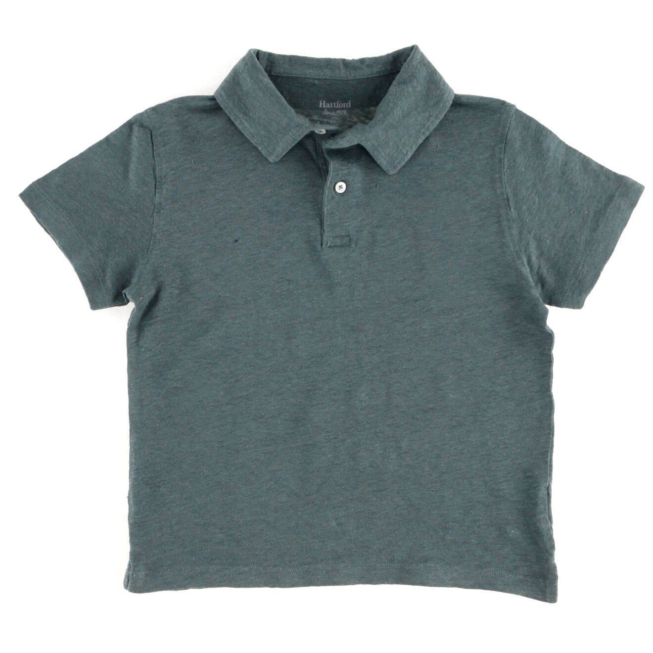 Hartford Polo 100% Lin Joshua vert forêt