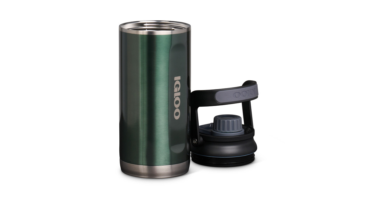 IglooTwist ‘n’ Chug Bottle 36 oz, 1,06 liter drinkfles  (Groen)