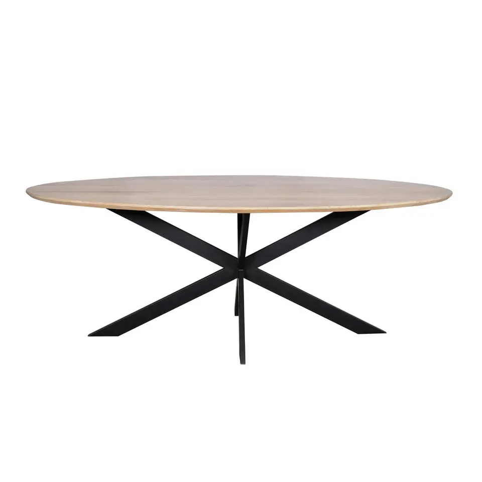 Eettafel Naturel Hout - 210x100x76cm - Ferris