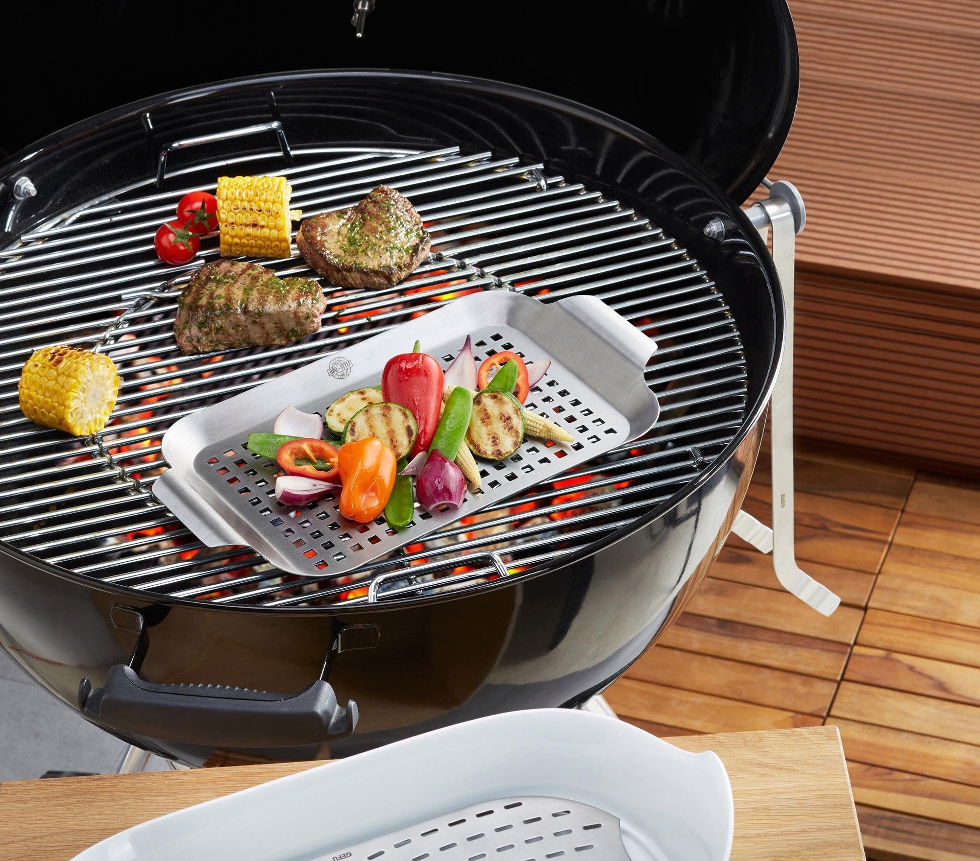 GEFU Grillpfanne »BBQ« Edelstahl 1 Stk. tlg.