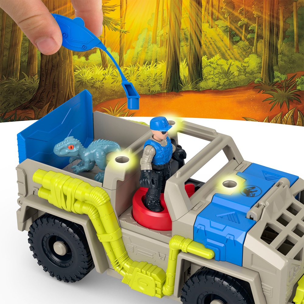 Imaginext Jurassic World Track & Transport Dinosaurier-LKW-Spielset
