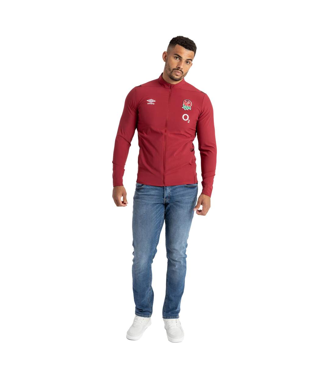 Umbro - Veste 23/24 PRESENTATION - Homme (Rouge sang / Bordeaux) - UTUO1478