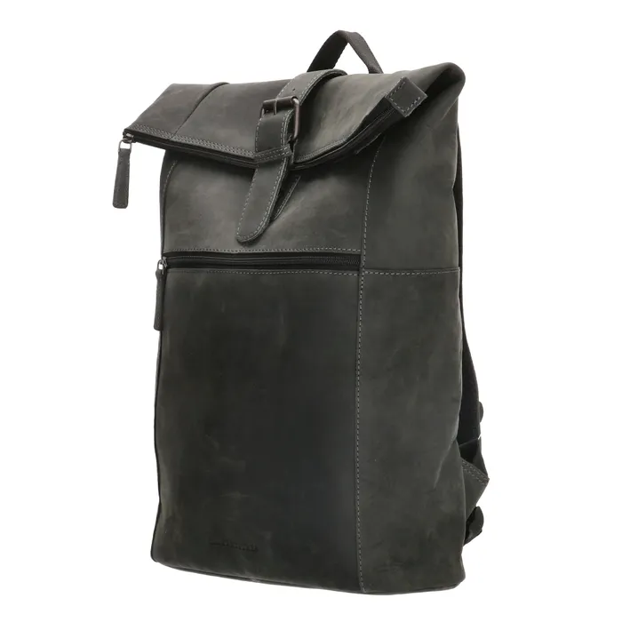 Hide & Stitches Idaho Rugzak 15,6 inch Zwart