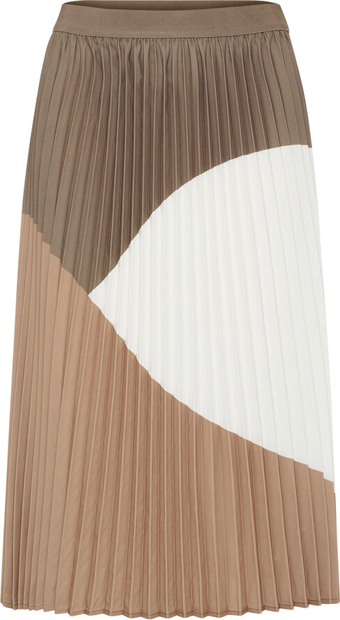 Culture CUbetty Colorblock Skirt Cub/bone brown/spring garden