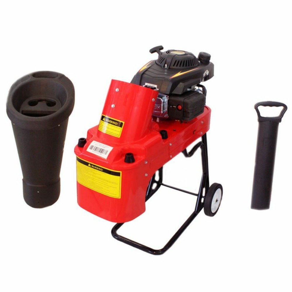 Broyeur de végétaux branches coupe 50mm moteur thermique 159cc fermier gf-1015