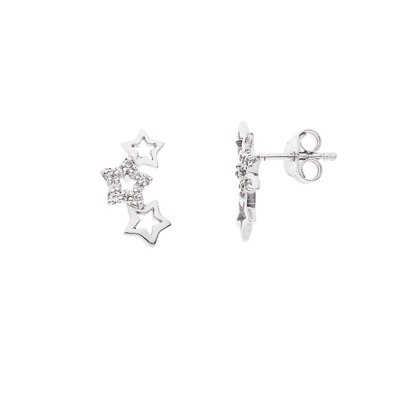 Boucles d'Oreilles ETOILES - Argent 925