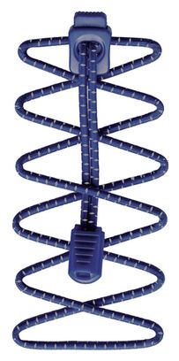 Paire de lacets Nathan Run Laces Bleu foncé