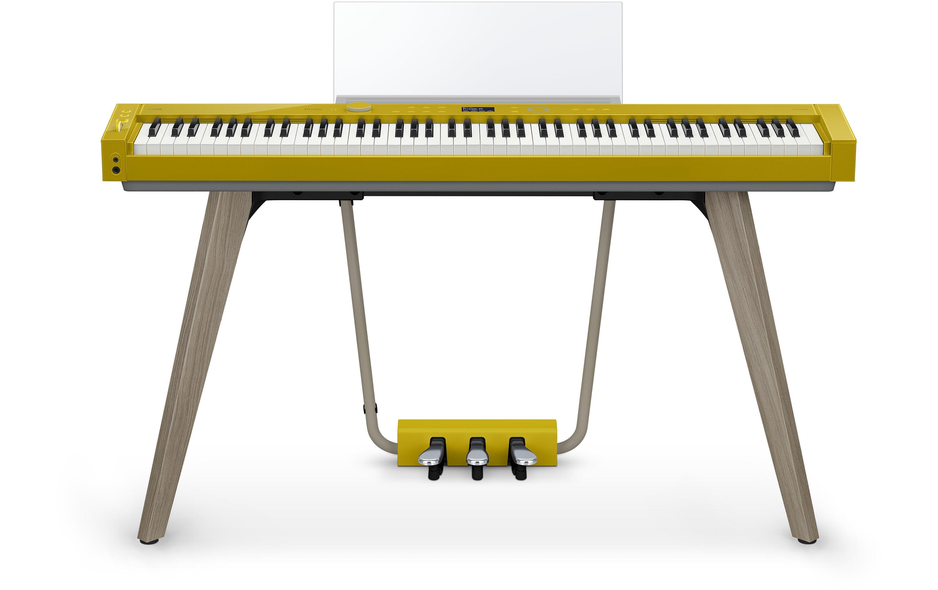 E-Piano Privia PX-S7000 – Harmonious Mustard<br>Digitalpiano mit dem authentischen Anschlag eines Flügels, innovativer Klangtechnologie und beeindruckender Ästhetik