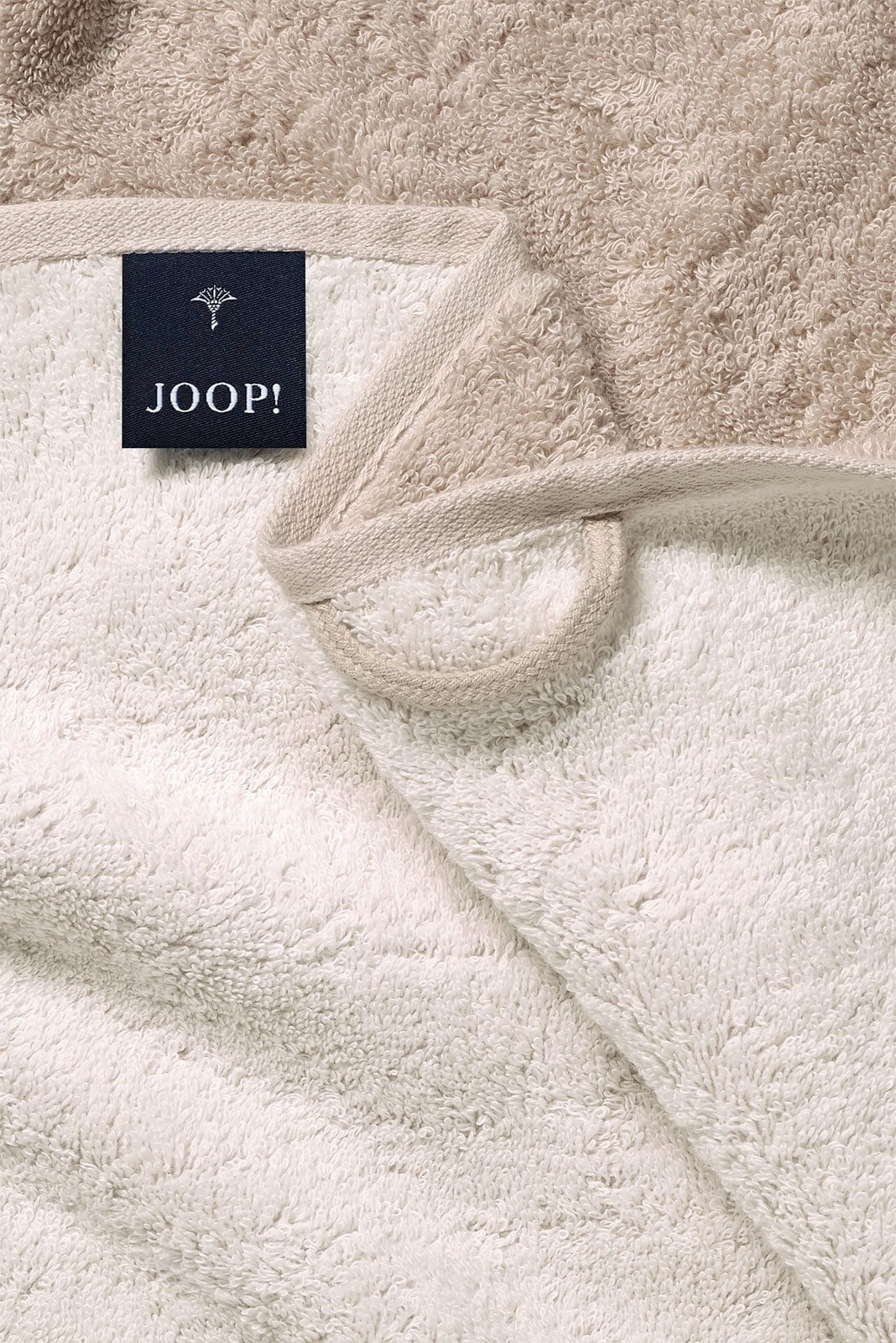 JOOP! Duschtuch DOUBLEFACE 80 x 150 cm sandbeige
