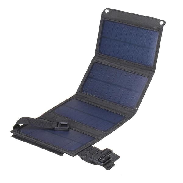 Solcellelader USB 10W - Lading av mobiltelefon & powerbank