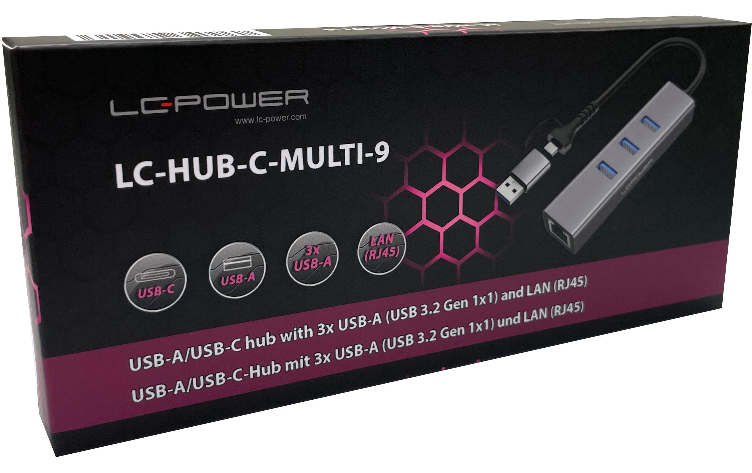 LC-HUB-C-multi-9RJ45-Anschluss für Netzwerkverbindung