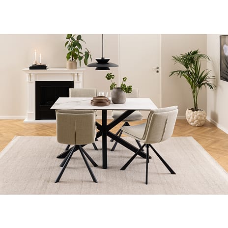 Flynn spisebordsstol - beige