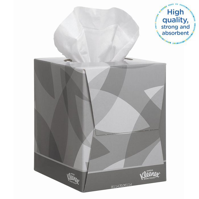 Kleenex 8834 12x88st 1056st Facial Tissues 2-laags kubus wit (8834)