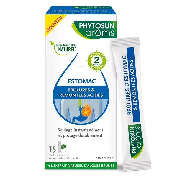 Phytosun Arôms Alívio da Azia e Refluxo Ácido 15 sachês