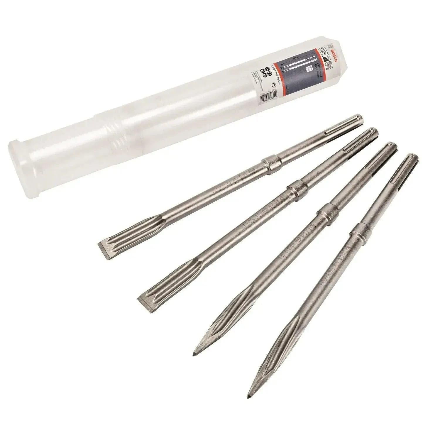 Bosch Professional RTec Beitelset SDS-Max 400x25mm - 4-delig - 2607017368
