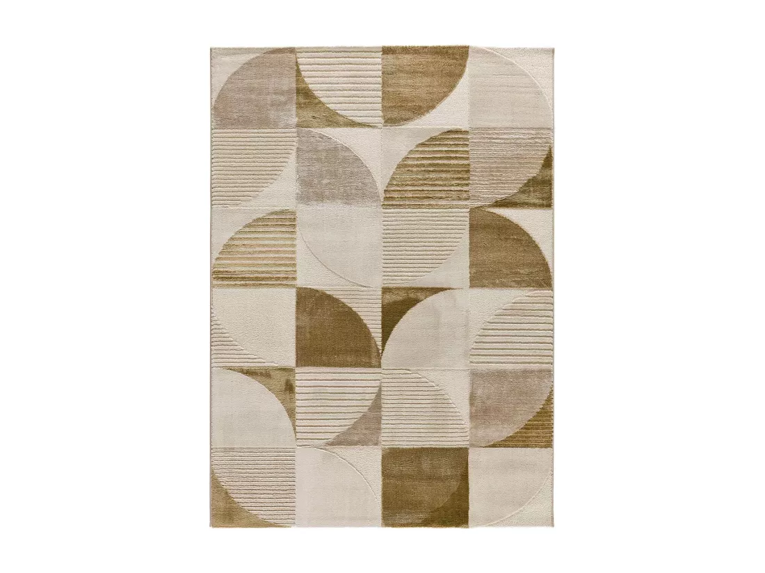 Tapis intérieur - géométrique - multicolore - 140 x 200 cm - MELFI