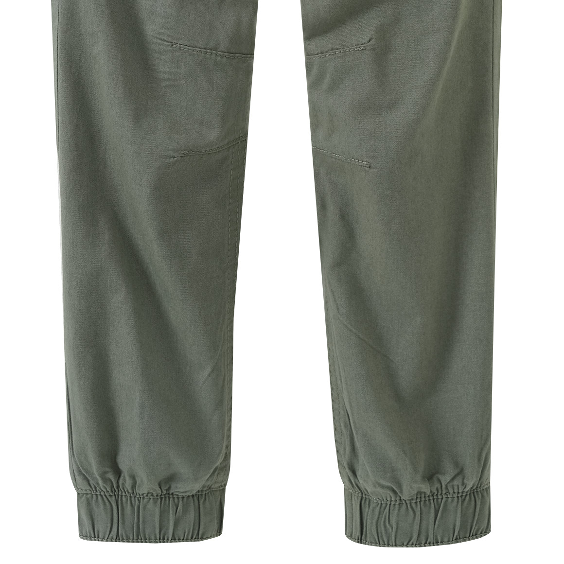 Jungen Hose zum Reinschlüpfen oliv