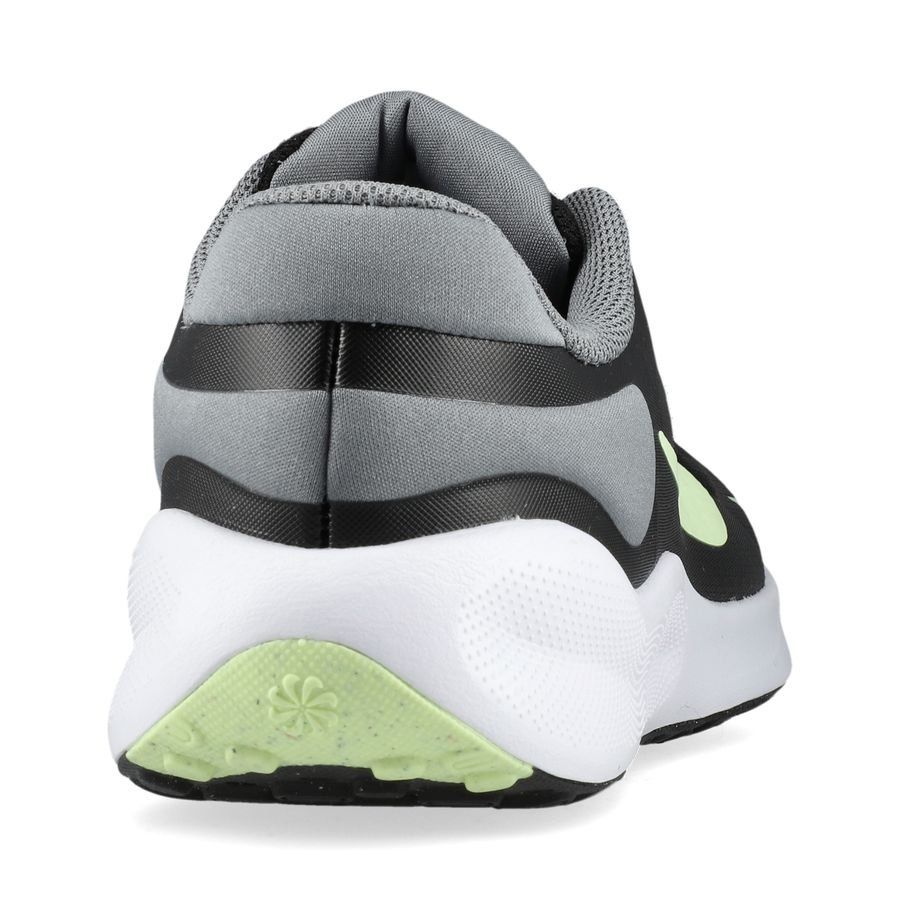 Nike Chaussures de Running Revolution 7 - Noir/Jaune Fluo/Gris/Blanc Enfant