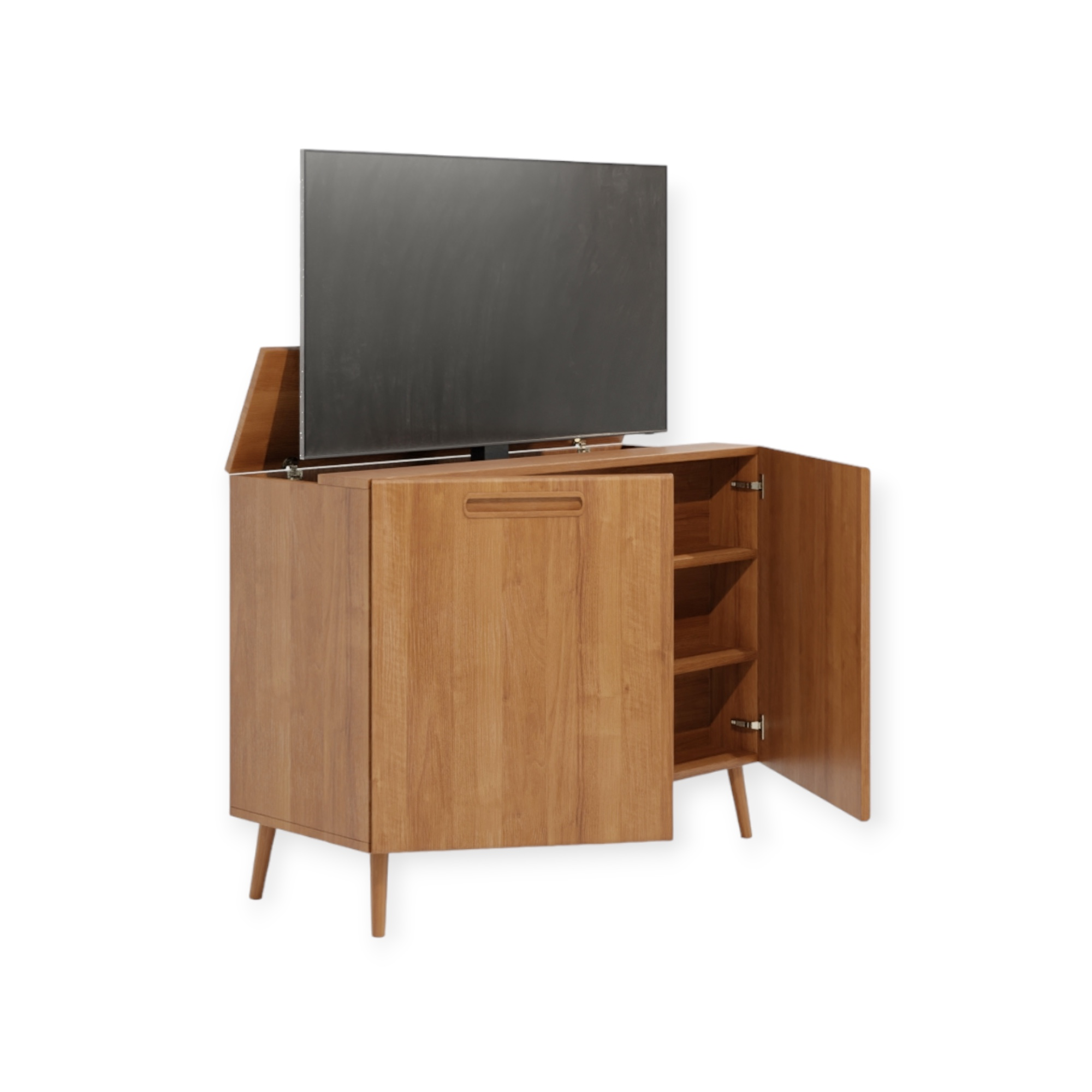 TV lift meubel Scandinavian 43 inch 2 deurs