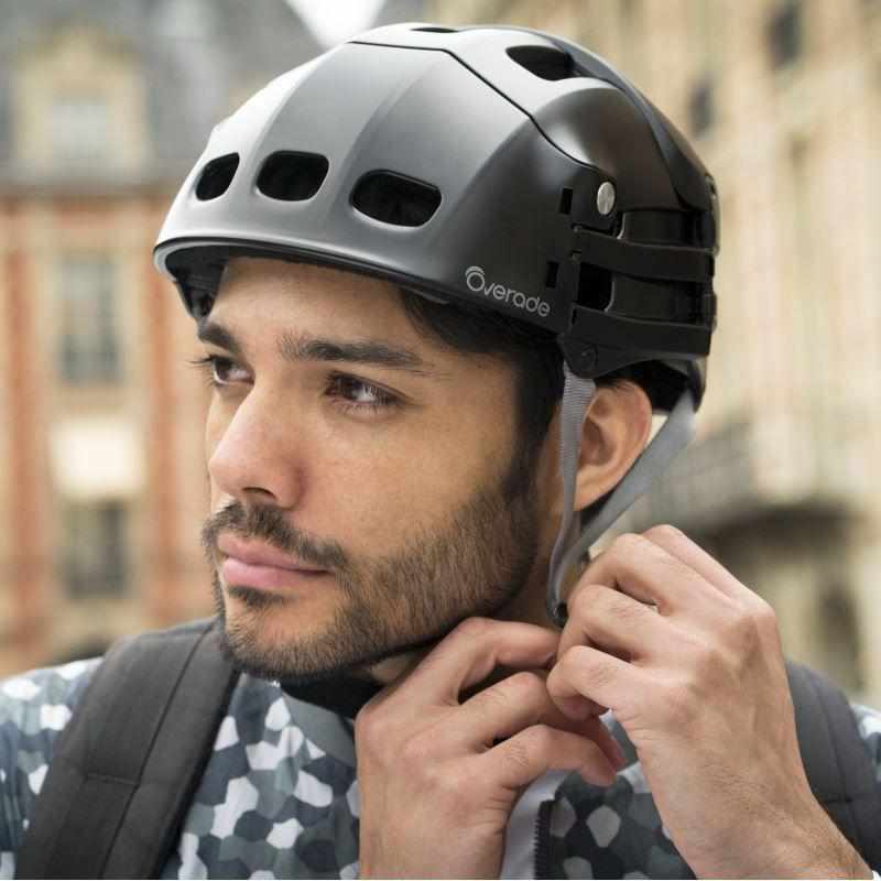 Casque Vélo Pliant Overade Plixi Fit Noir