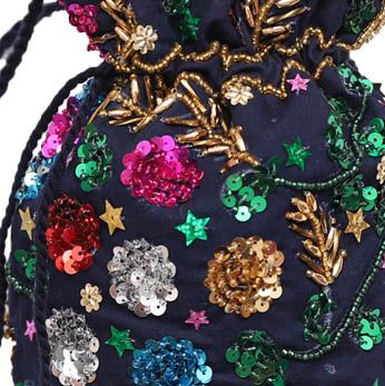 Sac bourse à sequins multicolores Pondie Chérie