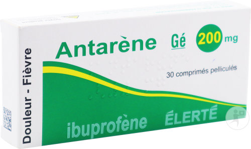 Élerté Antarène Ibuprofène Douleur Et Fièvre 30 Comprimés Pelliculés 200mg