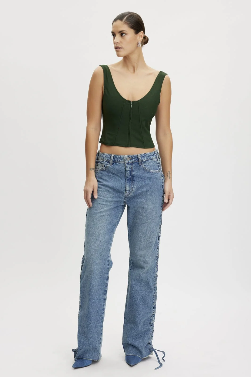 Gestuz SaimaGZ MW string jeans