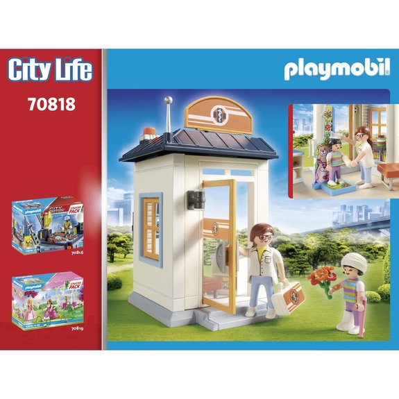 Starter Pack Cabinet de pédiatre Playmobil City Life 70818