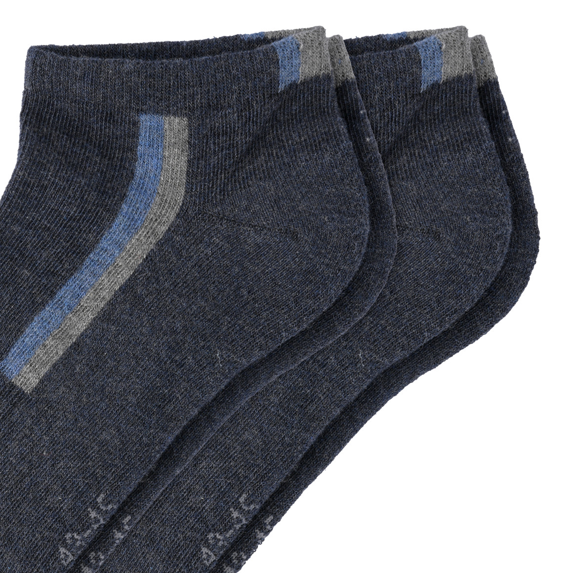 VanVaan 2 Paar Herren Trekking Sneaker-Socken dunkelblau