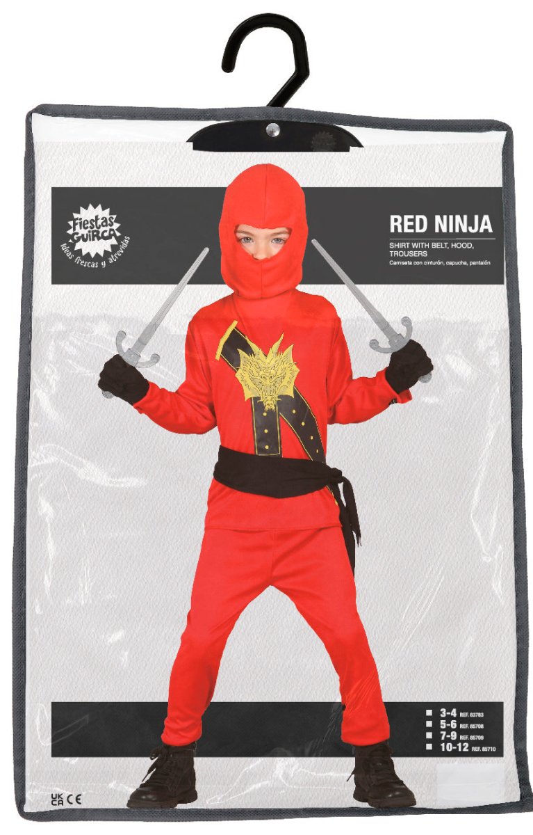 Ninja Pak Jumpsuit Kind Rood