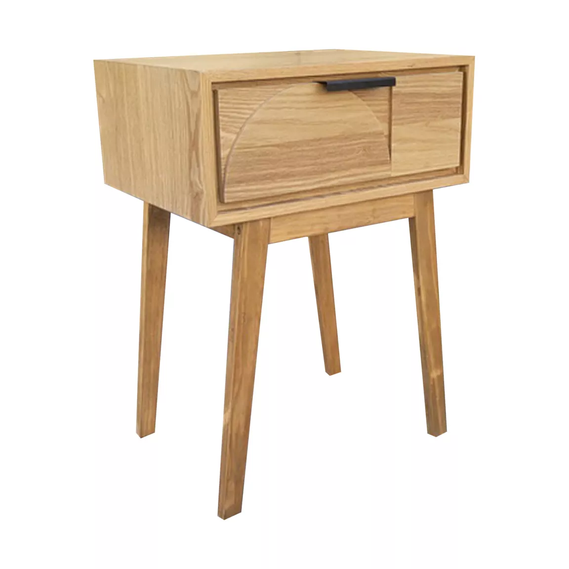 Table de chevet bois (H58 cm) Hanoï Naturel