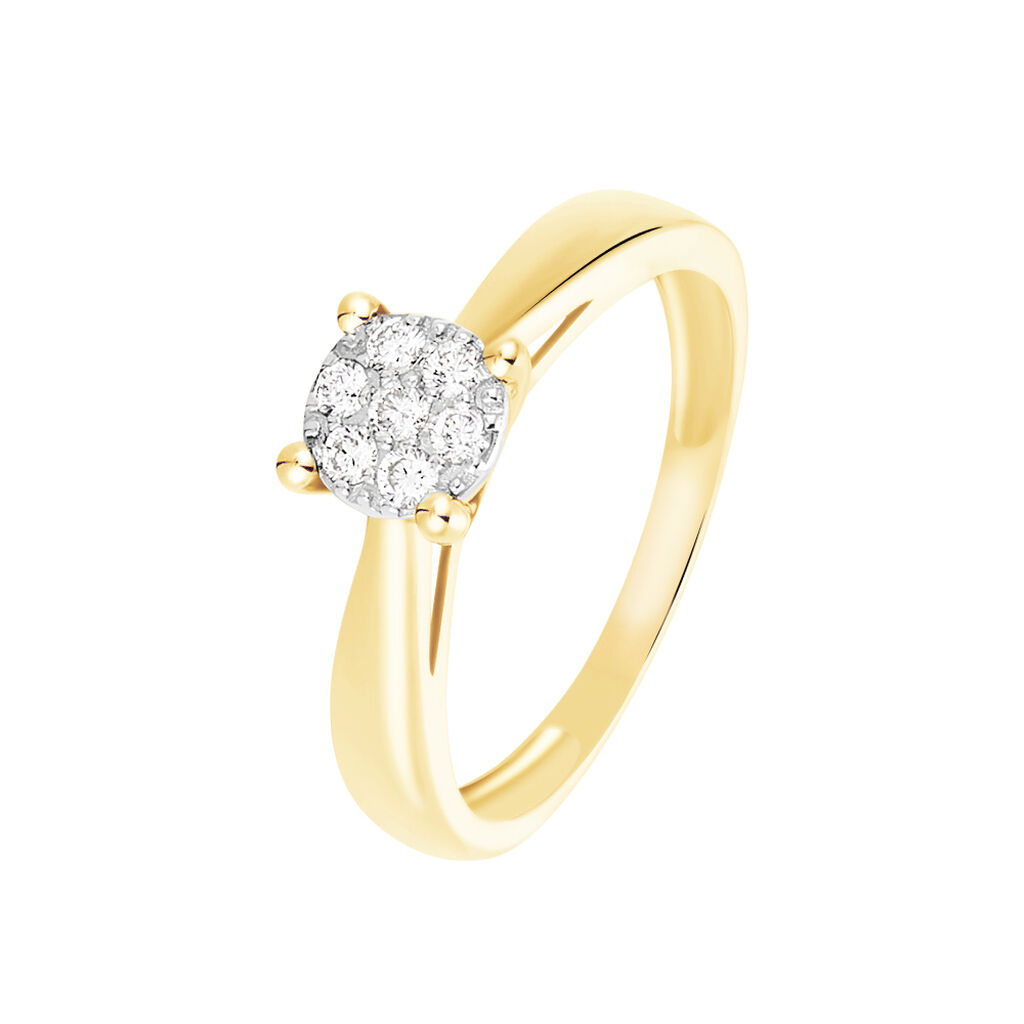 Bague Solitaire Artemis Or Jaune Diamant