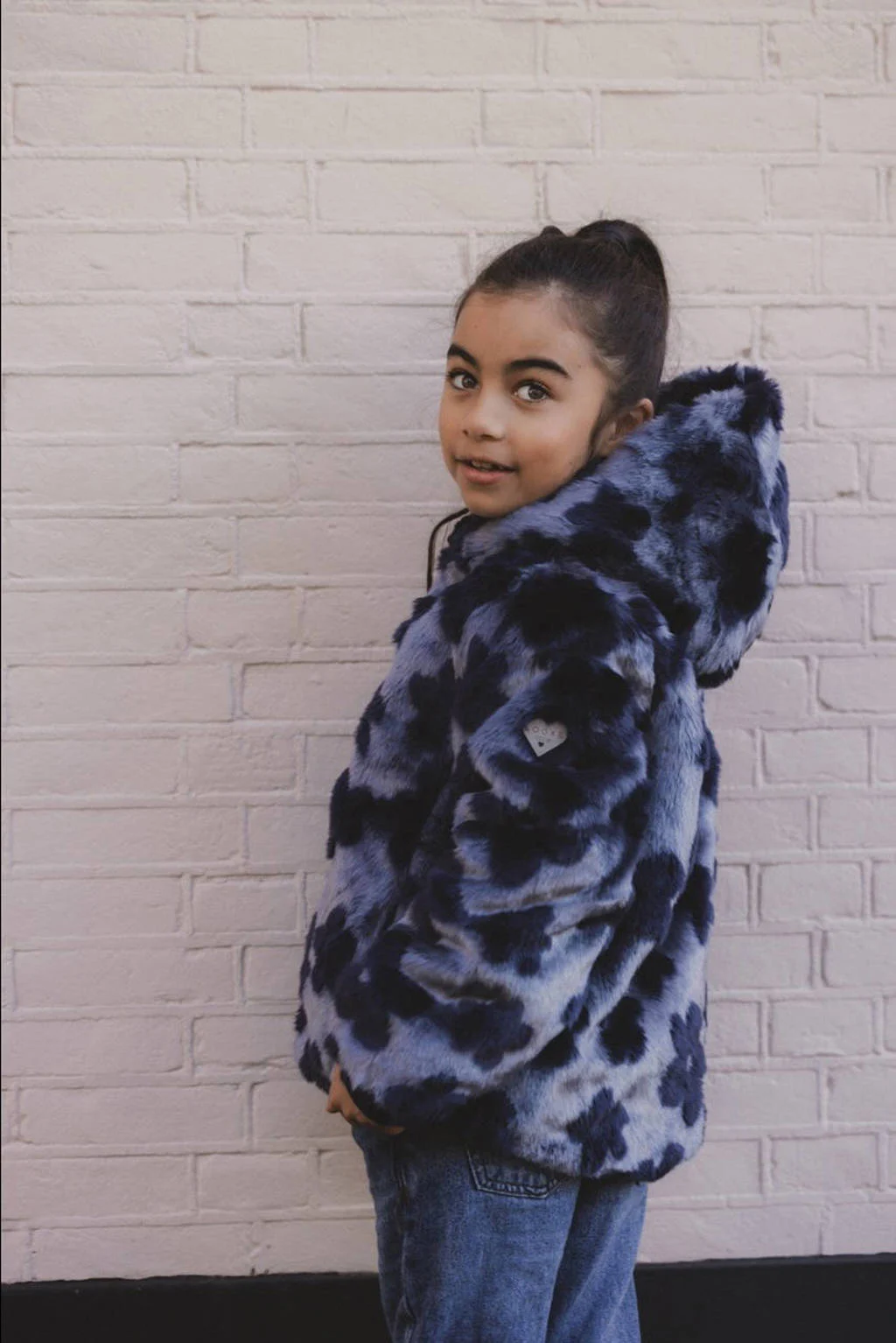 LOOXS little winterjas donkerblauw