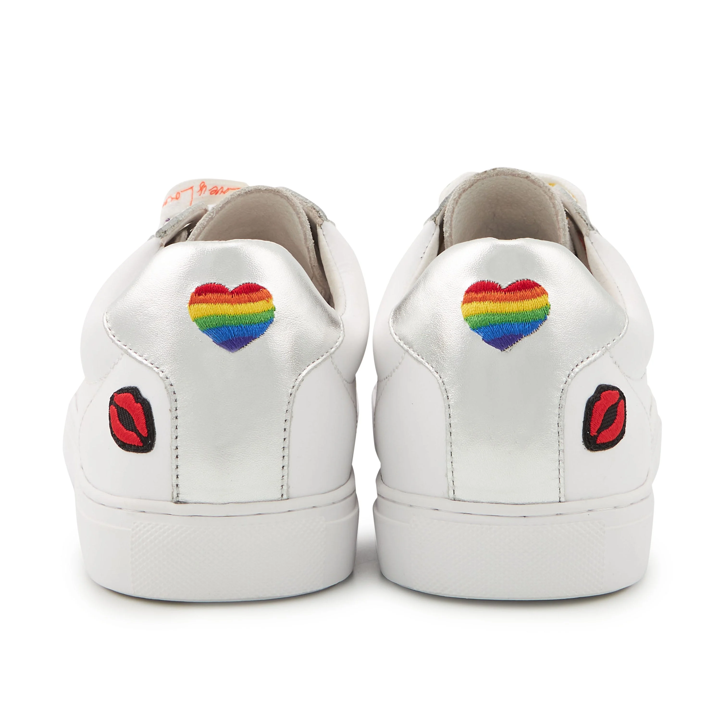 SIMONE LOVE IS LOVE - Sneakers en cuir | Blanc