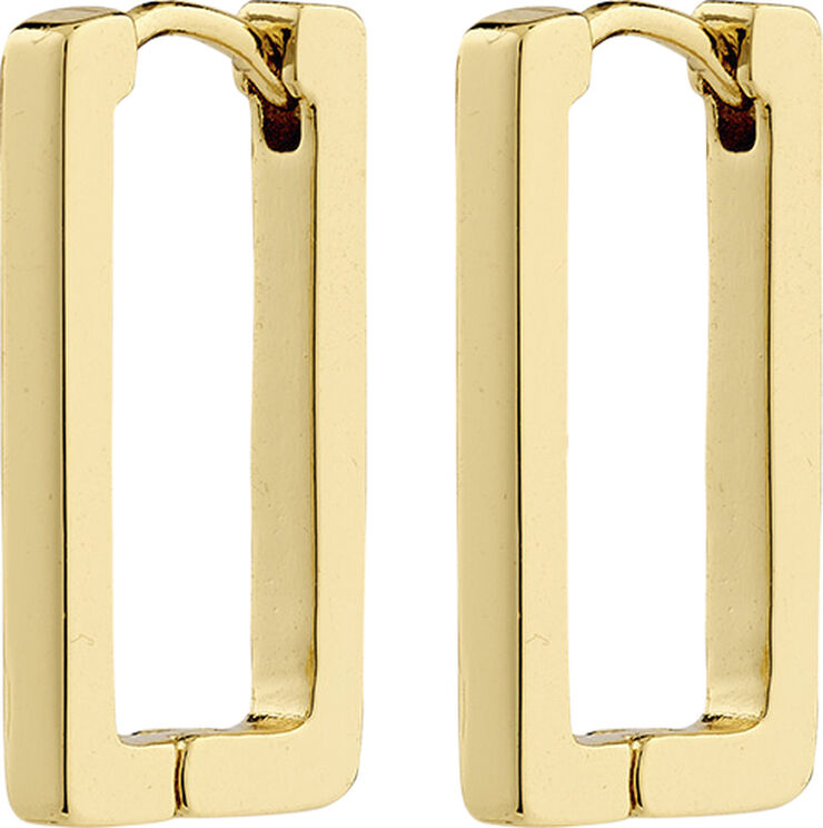 Pilgrim FEEL recycled earrings gold-plated Guld