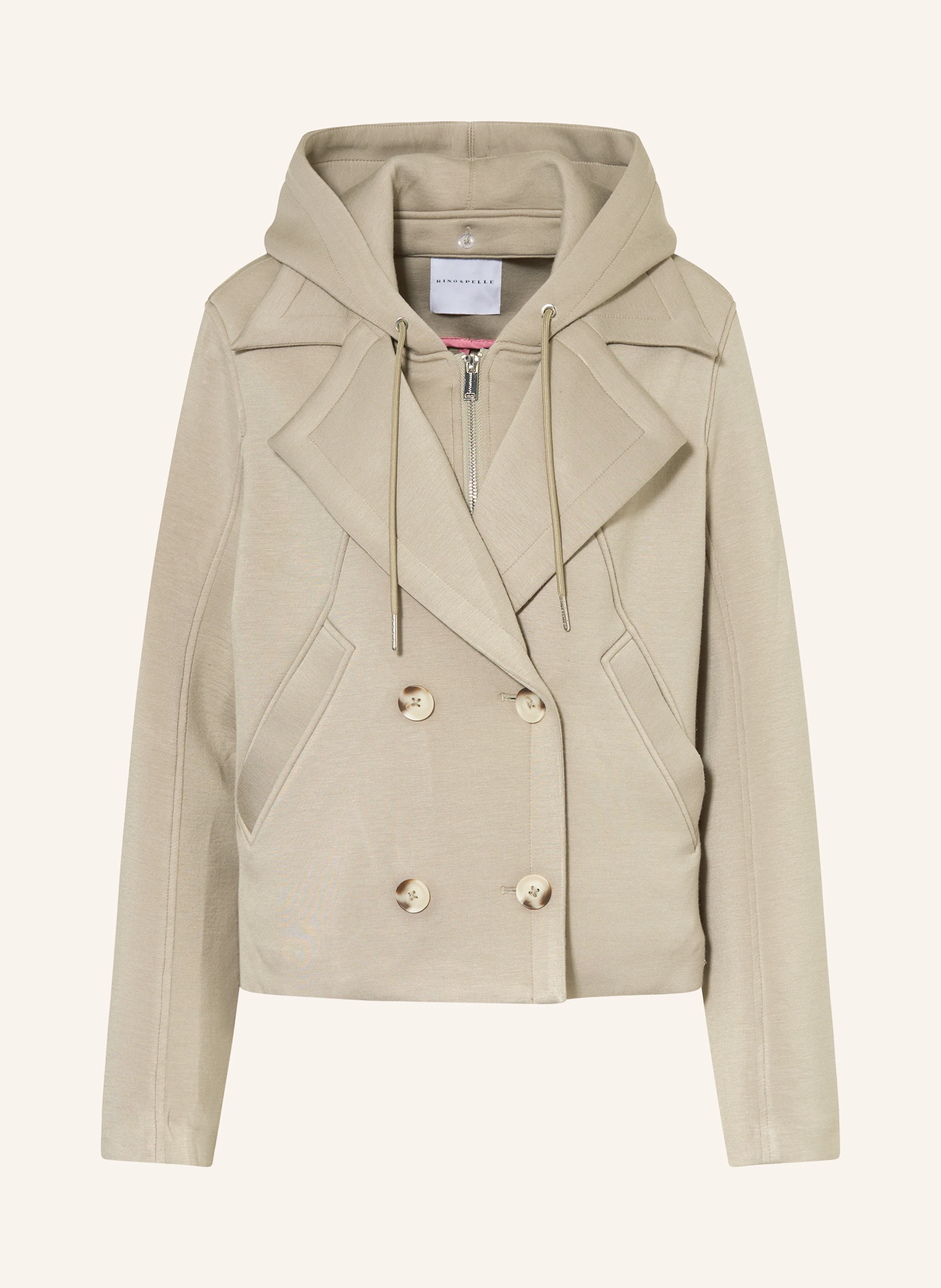 RINO & PELLE Jacke JENNIFER mit abnehmbarer Kapuze
