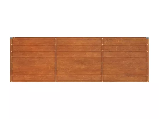 Jardinière bac lit surélevé marron 240 x 40 x 77 cm 02_0039867