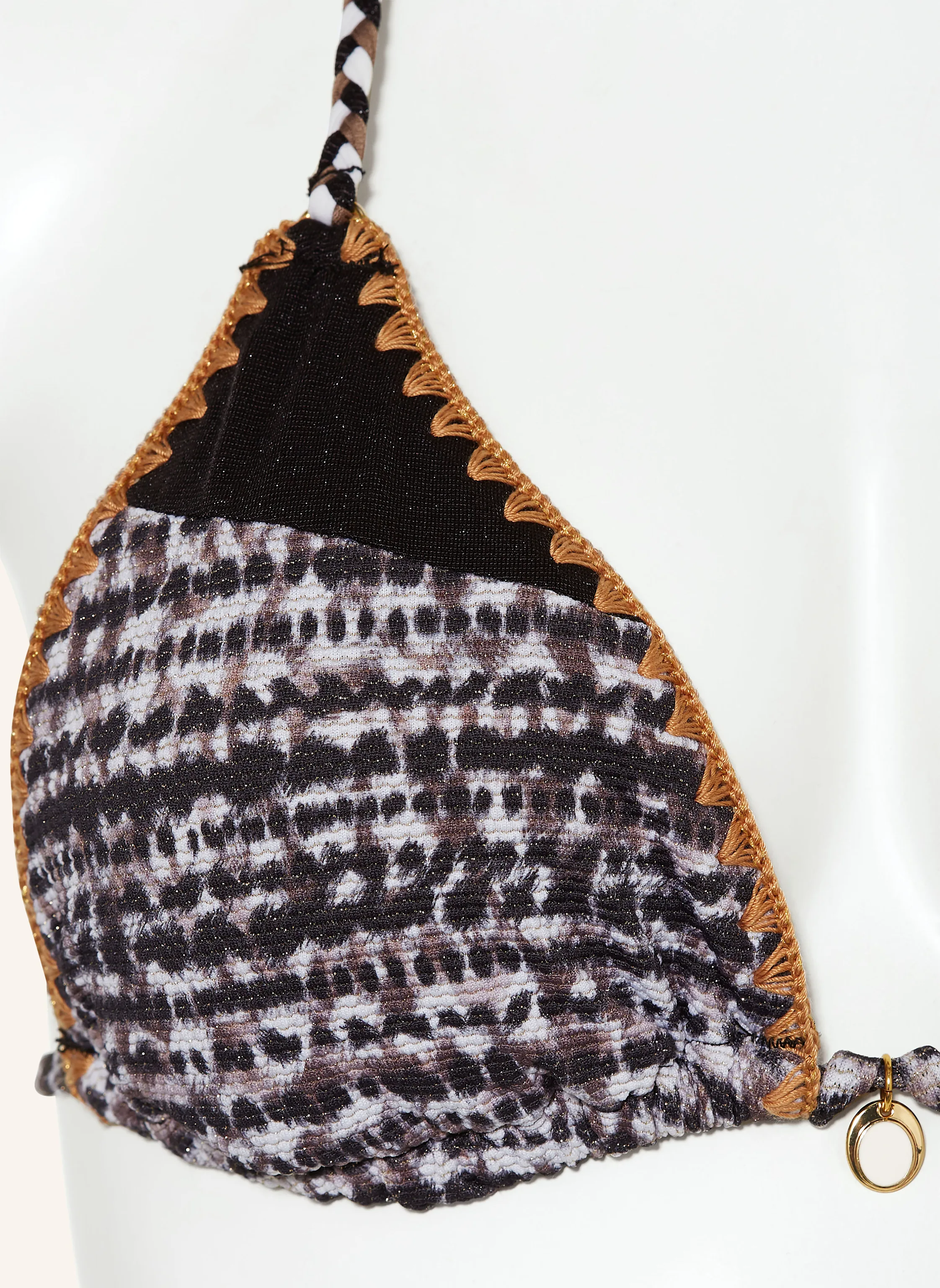 BANANA MOON COUTURE Triangel-Bikini-Top BOSCO KLOKOA mit Glitzergarn