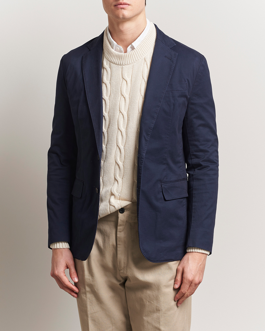 Polo Ralph Lauren Cotton Sportcoat Nautical Ink