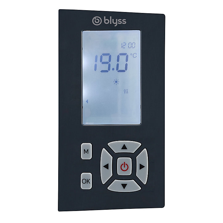 Panneau rayonnant Blyss Saris gris 1500W vertical