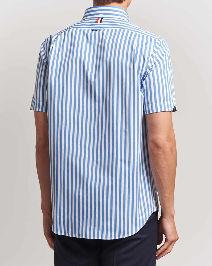Thom Browne Short Sleeve Button Down Shirt Medium Blue